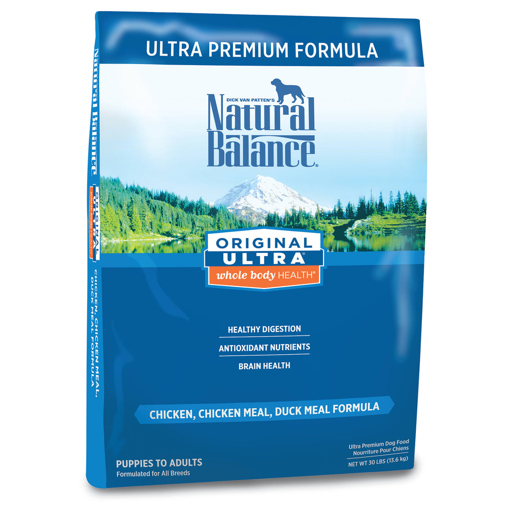 Natural Balance OU WBH Chicken & Duck Meal Dry Dog Food - 30 lbs