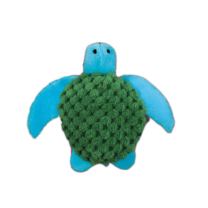 KONG Refillable Catnip Turtle Cat Toy - Plush Cuddle Toy