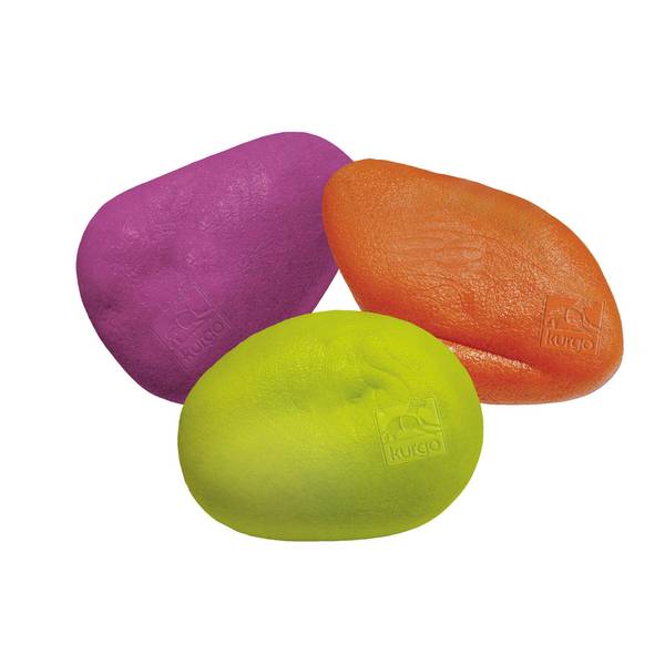 Kurgo Skipping Stones Floating Dog Toy - 3 Pack - Fetch Water Toy