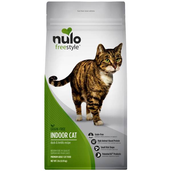Nulo Freestyle Dry Cat Food - Duck and Lentils Recipe, Grain-Free, Indoor, 2 lb