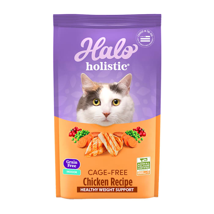 Halo Holistic Grain-Free Chicken & Chicken Liver Recipe Dry Cat Food - 6 lb Bag