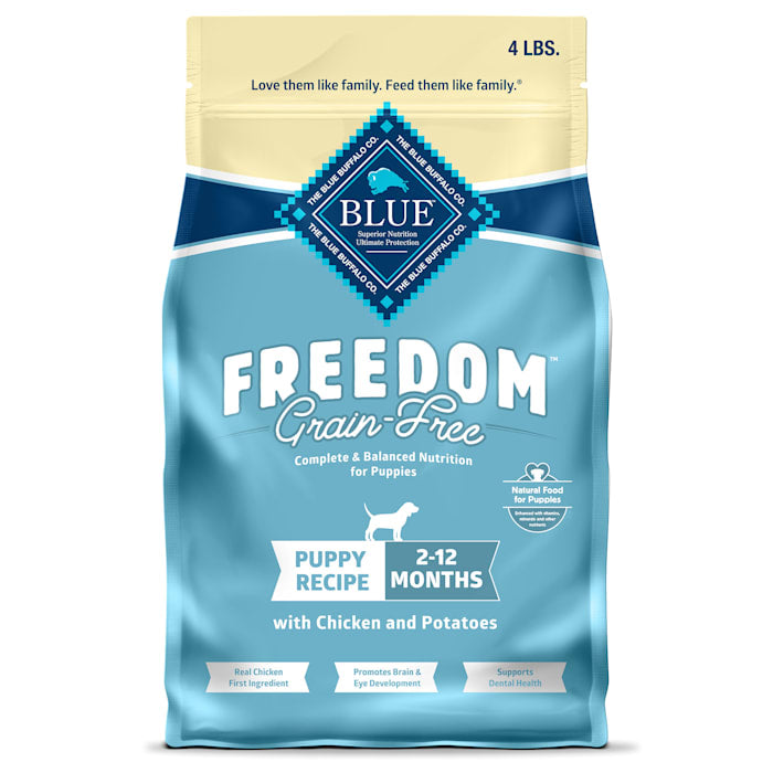 Blue Buffalo Freedom Grain-Free Puppy Dry Dog Food With D...