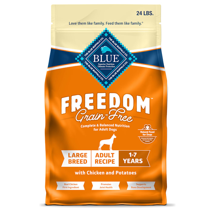 Blue Buffalo Freedom Grain-Free Large Breed Adult Dry Dog...