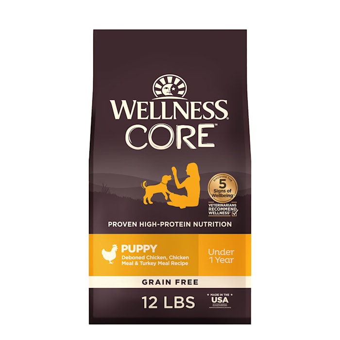 Wellness CORE Natural Grain Free Dry Dog Food  Puppy Reci...