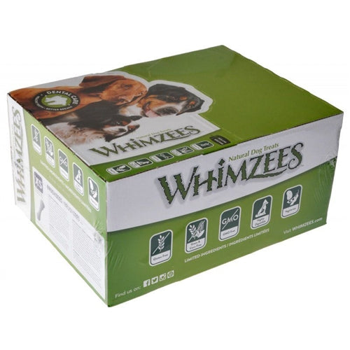 Whimzees Brushzees Medium Dental Dog Treats