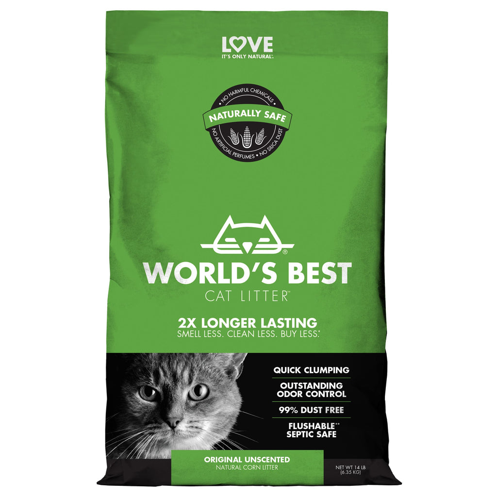 World s Best Cat Litter Clumping Cat Litter Formula  14-lb