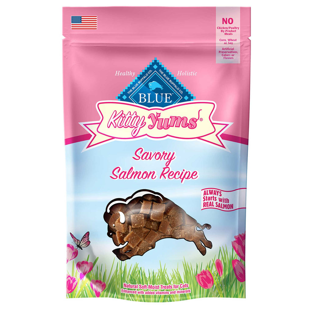 Blue Buffalo Kitty Yums Savory Salmon Recipe Natural Cat ...