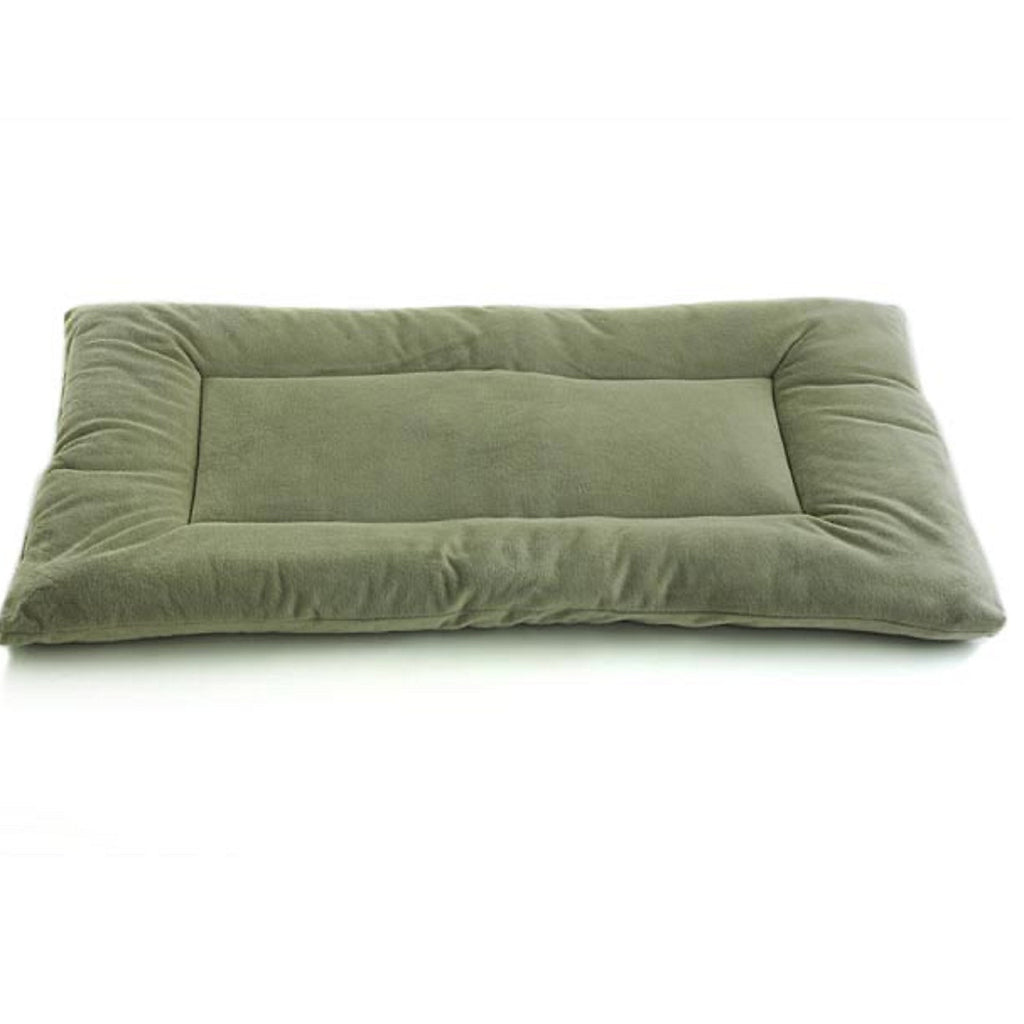 Pet Dreams Plush Sleep-eez Sage Green Reversible Dog Crat...
