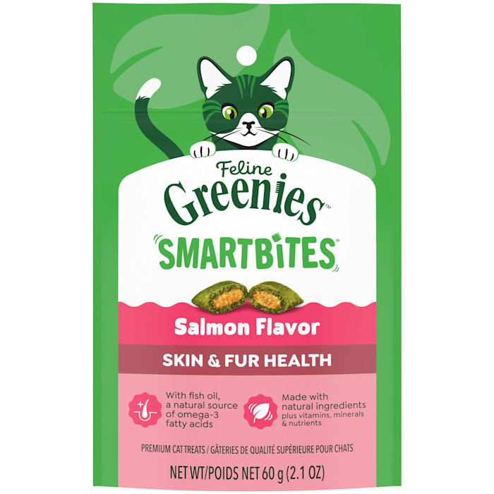 Greenies SmartBites Healthy Skin & Fur Tuna Flavor Cat Treats - 2.1 oz
