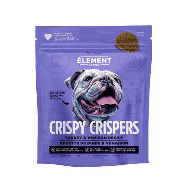 NutriSource Elements Turkey & Venison Crispy Crispers Dog Treats - 4oz