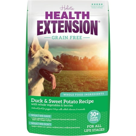 Health Extension Dry Dog Food Duck & Sweet Potato Recipe ...