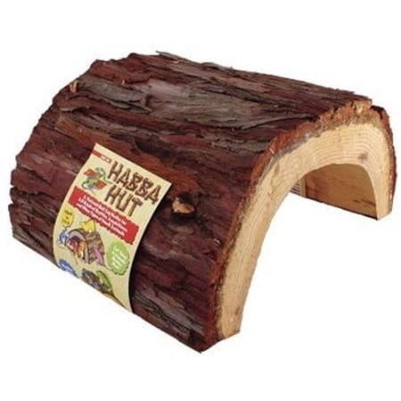Zoo Med Habba Hut Giant - Reptile Hide - 10" x 10" - Natural Terrarium Decor
