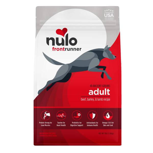 Nulo Frontrunner Dry Dog Food - Beef, Barley & Lamb - Adult, Grain Inclusive