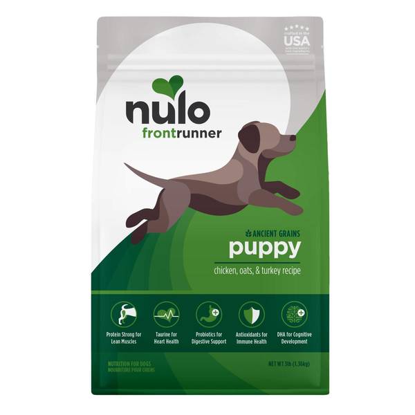 Nulo Frontrunner Puppy Food - Chicken, Oats & Turkey Recipe - 3 lb Bag