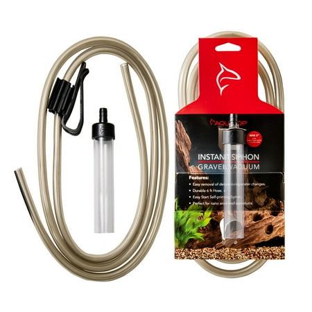 Aquatop Mini Gravel Vacuum Cleaner - Aquarium Gravel Cleaner Siphon - for Nano and Small Tanks