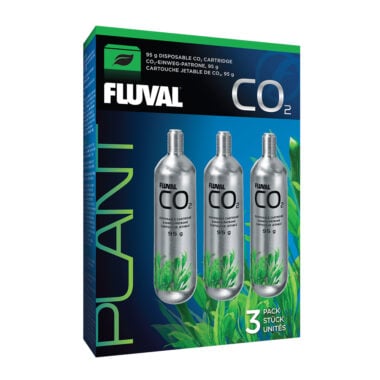 Fluval Pressurized CO2 Kit - 95g Cartridge - Up to 50 US Gal / 190 L Aquarium Plant Growth System