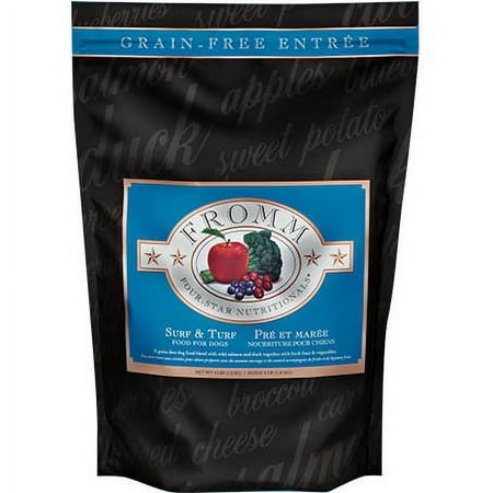 Fromm Four-Star Surf & Turf Grain-Free Dry Dog Food, 26 lb Bag - Salmon & Chicken Recipe