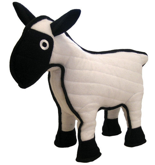 Tuffy Barnyard Sheep Durable Dog Toy - White, 18.25 inch - Strong Plush Toy for Dogs