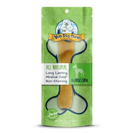 Yeti Dog Chew Medium, 5 oz (Pack of 2) - Himalayan Yak Cheese Dog Treat