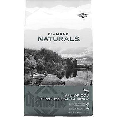 Diamond Naturals Senior Dog Food - Chicken, Egg & Oatmeal Recipe - 6 lb Bag