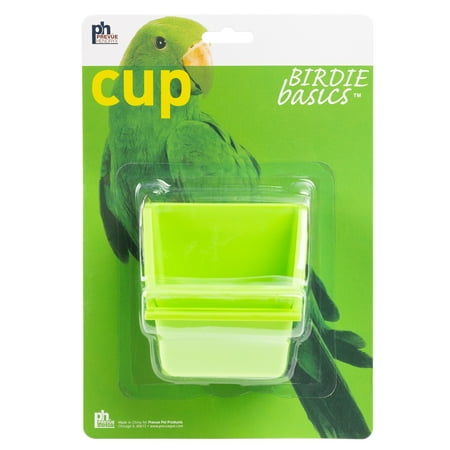 Prevue Pet Products Bird Perch Cup - 4 oz, 12 Pack - Bird Cage Food/Water Dish