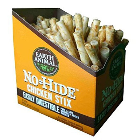 Earth Animal No-Hide Chicken Stix - Single Dog Chew - Easily Digestible, Long Lasting