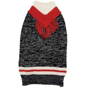 Fashion Pet Twisted Yarn Dog Sweater - Gray, Small