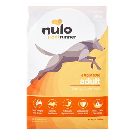 Nulo Frontrunner Chicken, Oats & Turkey Dry Dog Food 23lb