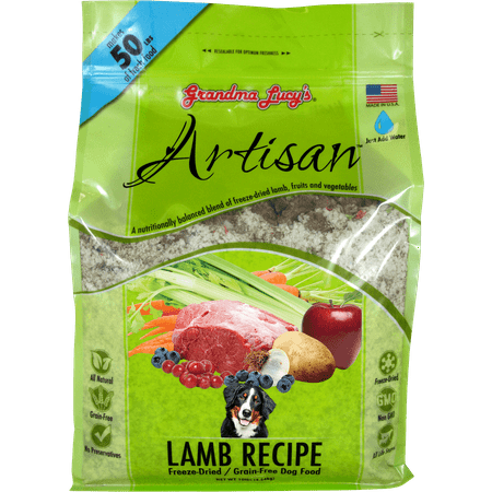 Grandma Lucy s Artisan Grain-Free Lamb Freeze-Dried Dog F...