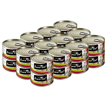 Fussie Cat Tuna with Oceanfish Grain-Free Canned Cat Food, 5.5 oz
