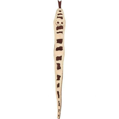 Ethical Pet Skinneeez Leather Snake Dog Toy - 36 Inch Stuffing-Free