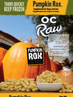OC Raw Dog Fish & Produce Sliders - Raw Frozen Dog Food - 4lb Mini Patties