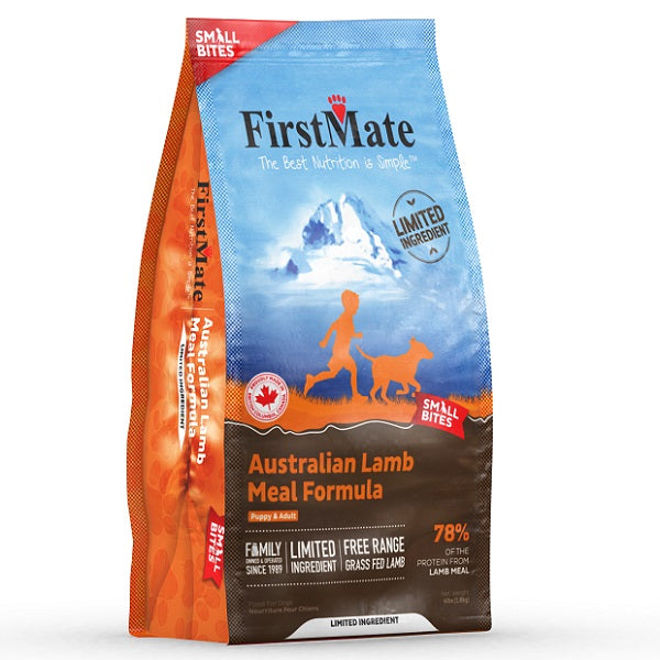 FirstMate Grain Free Australian Lamb Small Bites Dog Food - 4 lb Bag