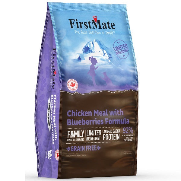 FirstMate Grain Free Chicken & Blueberries Cat Food - 4 lb Limited Ingredient Diet