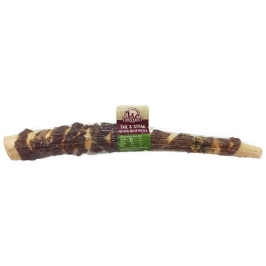 Wild Eats Water Buffalo Bully Wrapped Tail Dog Chew, 11 Inch, Single Ingredient