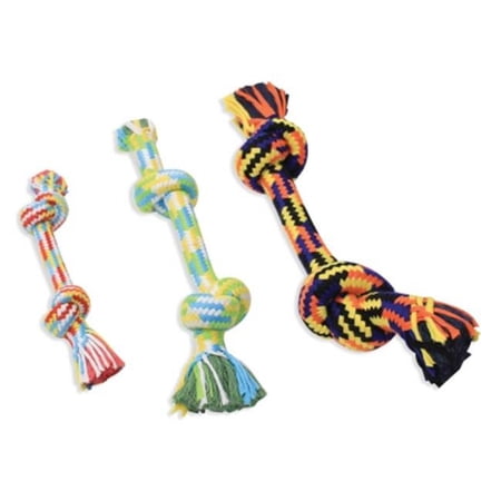 Mammoth Pet Products Braidys Rope Bone Dog Toy Assorted 1...
