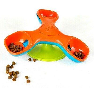 Outward Hound Triple Treater Totter Level 2 Puzzle Dog Toy