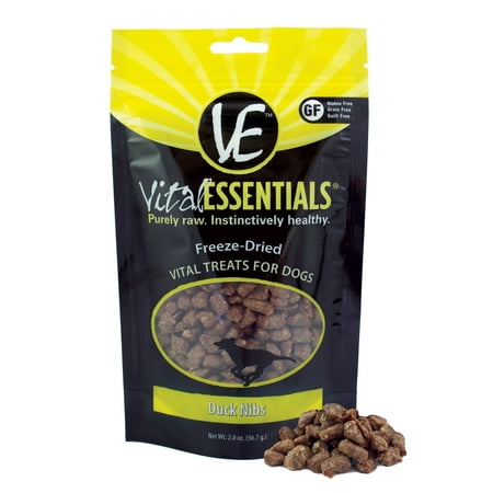 Vital Essentials Duck Nibs Freeze-Dried Treats 2 oz