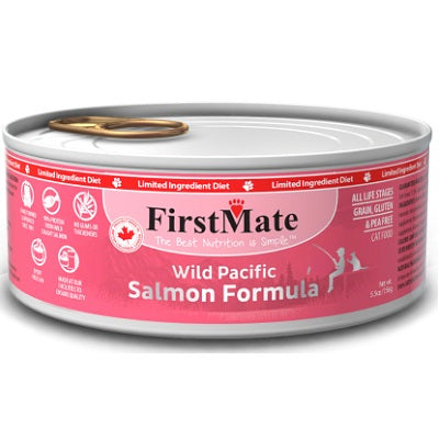 FirstMate Limited Ingredient Diet Wild Salmon Formula Cat Food 5.5 Oz