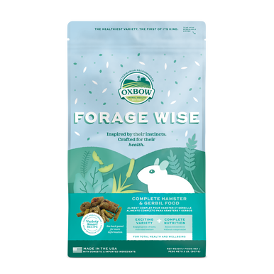 Oxbow Forage Wise Hamster & Gerbil Food - 2 lb