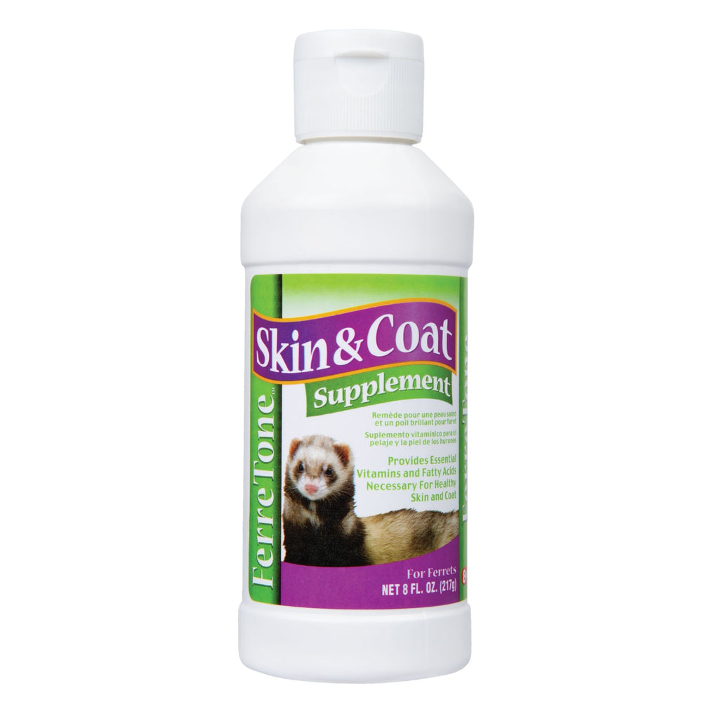 8 in 1 Ferretone Skin & Coat Supplement for Ferrets - 8 oz