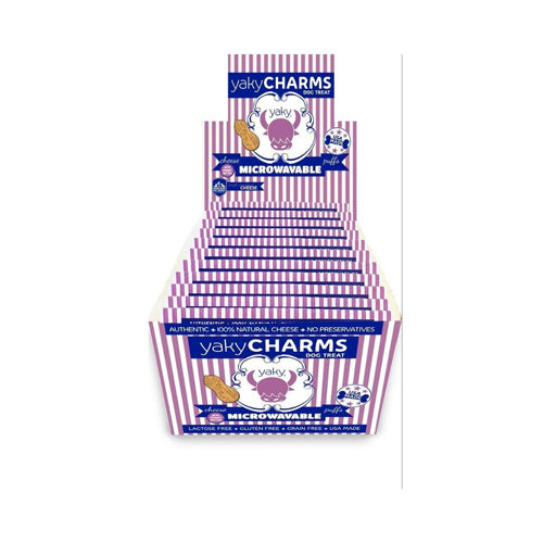 Himalayan Dog Chew Yaky Charms Peanut Butter Dog Treats, Microwavable Cheese Puffs