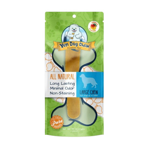 Yeti Natural Mango Flavor Dog Chew - Yak Cheese, 3.5 oz / Large