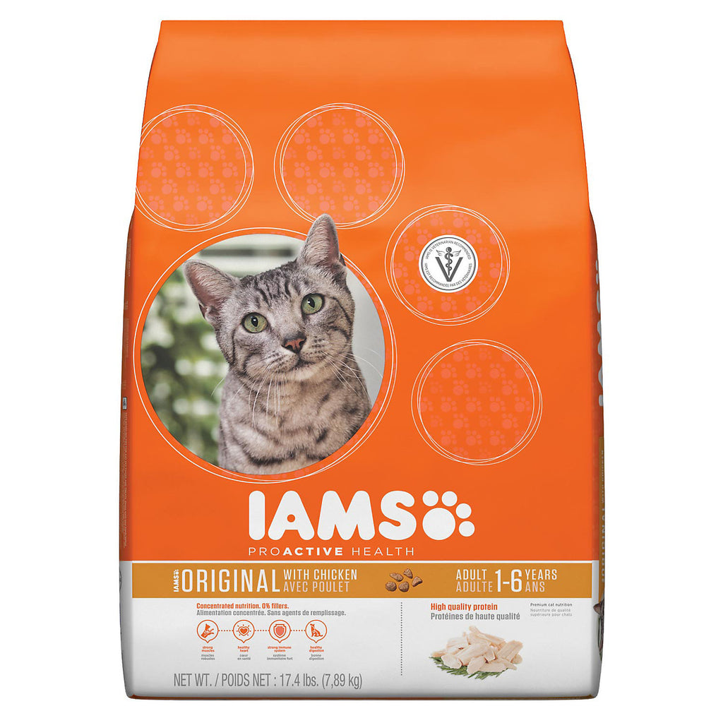 Iams Proactive Health Adult Original Chicken Dry Cat Food...