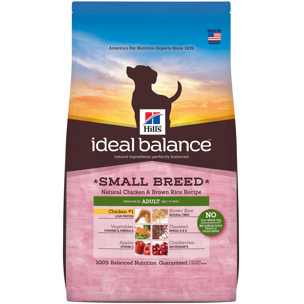 Hill's Ideal Balance Adult Small Breed Natural Chicken & ...