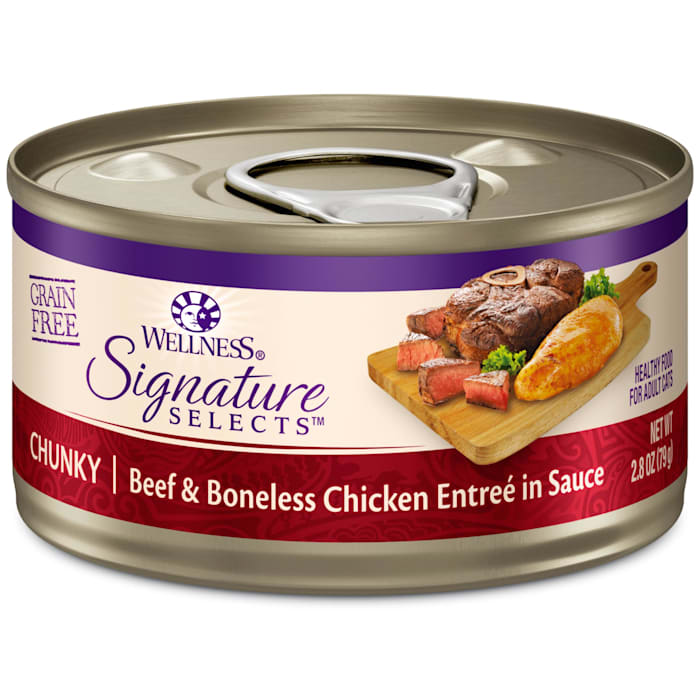 Wellness CORE Signature Selects Wet Cat Food  Chunky Beef...