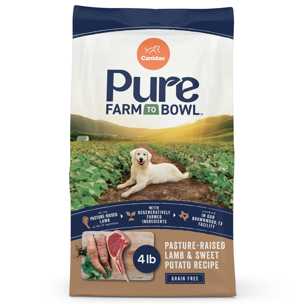Canidae PURE Grain-Free Limited Ingredient Lamb & Pea Recipe Dry Dog Food 4 lb