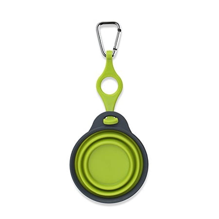 Dexas Popware Travel Pet Cup with Bottle Holder and Carab...
