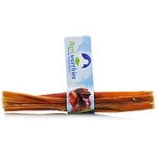 Barkworthies Junior Bully Stick 6 Inch Dog Treat, All Natural Single Ingredient Beef Pizzle Chew