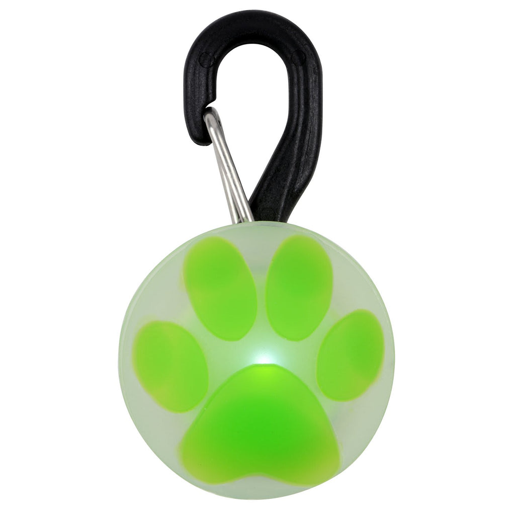 Nite Ize PetLit LED Collar Light - Lime Paw - Pet Safety Light